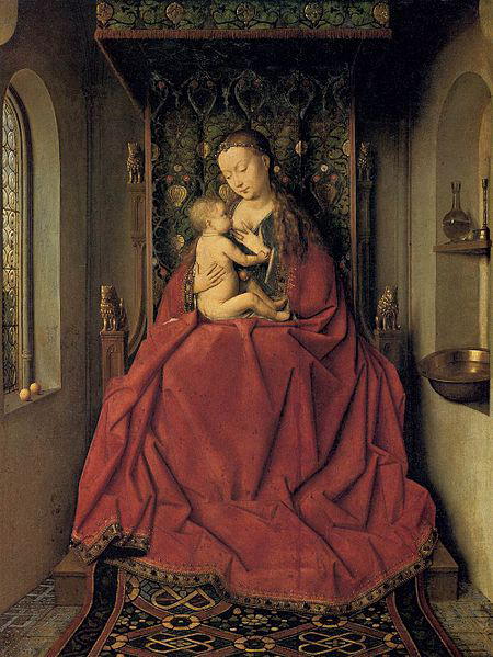 Suckling Madonna Enthroned